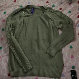 Seraphine Olive Green Sweater